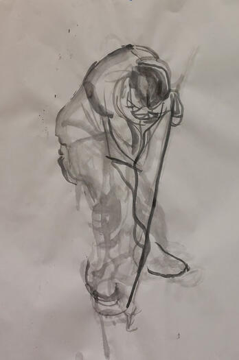 Ink Wash on Paper